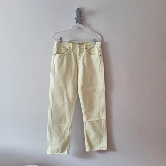 NWT Agolde 90s mid rise loose fit jeans limoncello, 29 - Picture 10 of 11